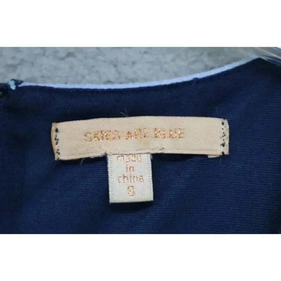 Skies are Blue Sheath Dress-Faux Suede-Size Small-Color Block - Picture 5 of 11